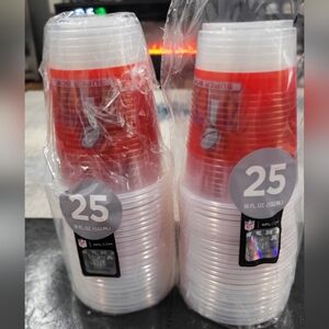 NFL 2025 Super Bowl LIX in New Orleans Plastic Cups